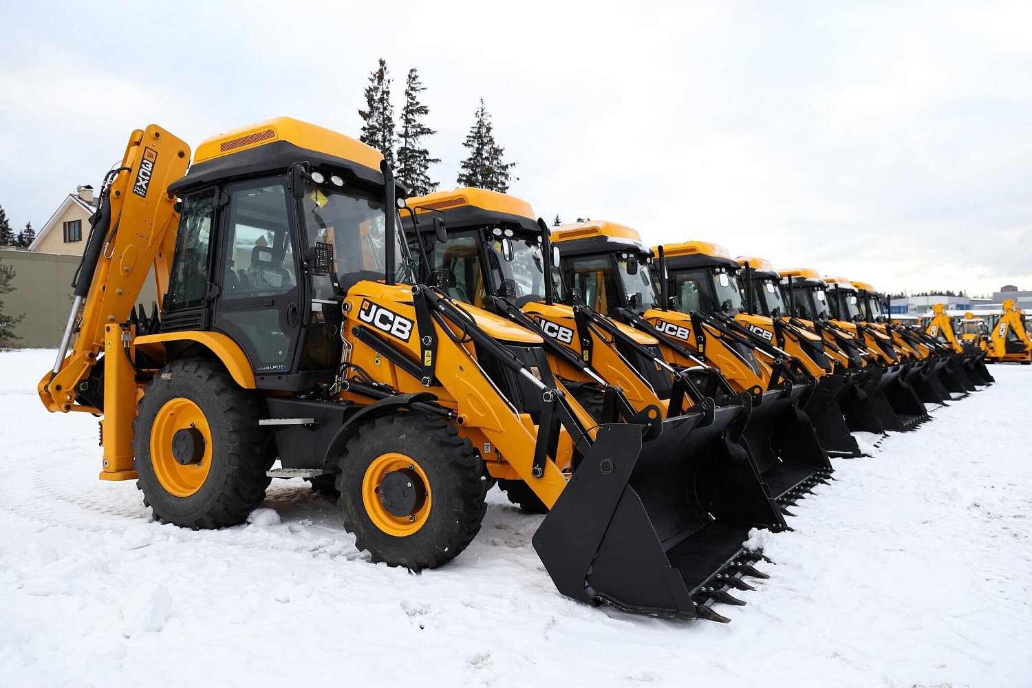 JCB поставила заказчику уникальные машины, работающие на сжатом природном газе