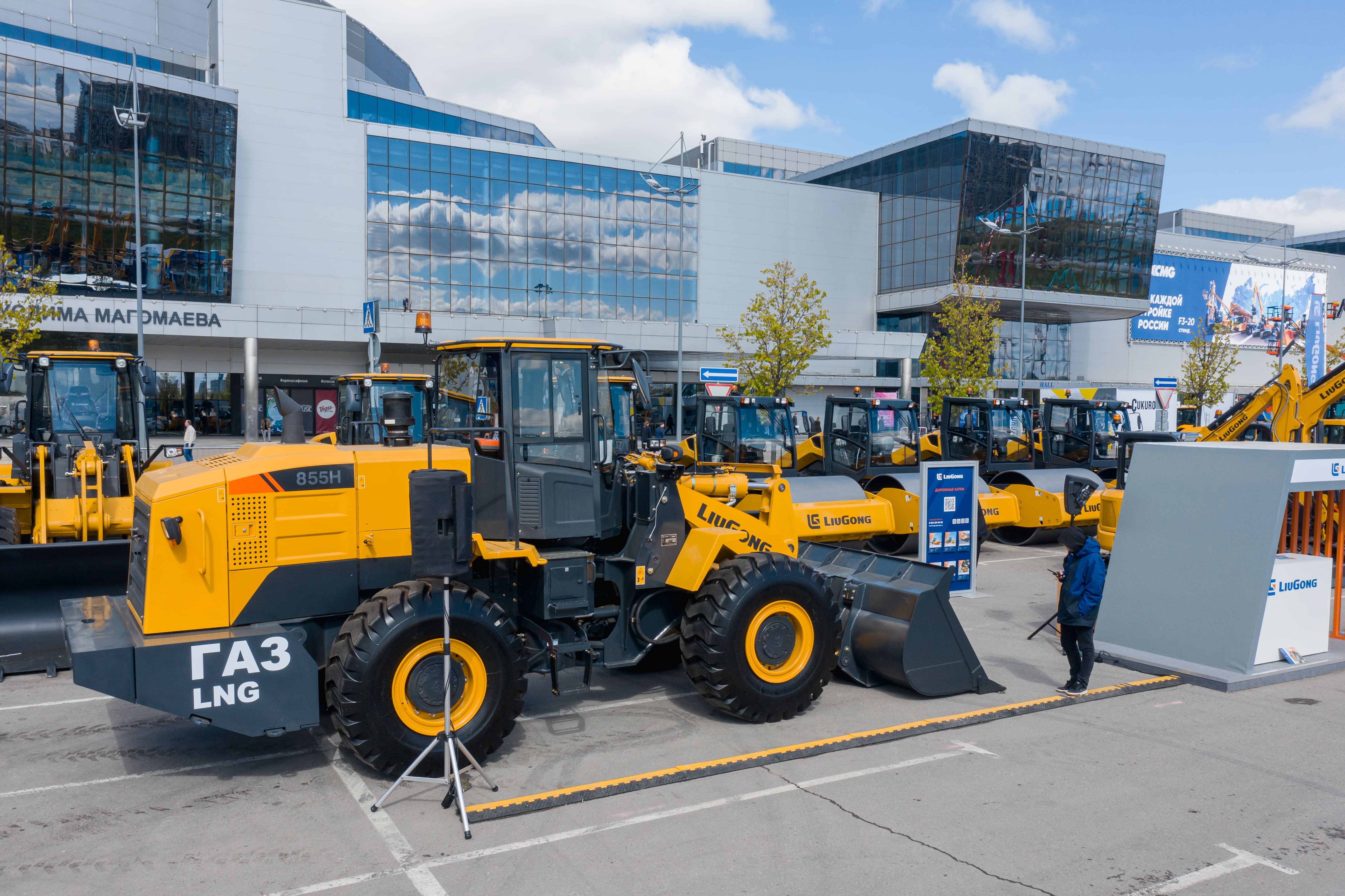 Фронтальный погрузчик LiuGong CLG855H LNG (для работы на сжиженном газе)